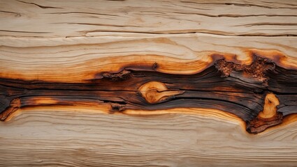 Wall Mural - beige wood texture with intricate burnt brown lines showcasing natural patterns and depth ideal for 