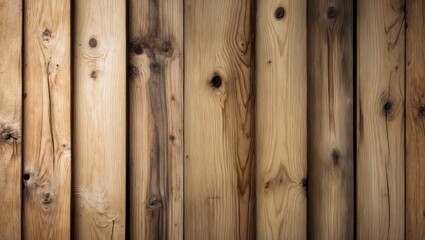 Wall Mural - natural pine wood texture background featuring varied grain patterns and colors ideal for design and