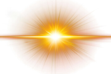 Wall Mural - png sunlight flare effect outdoors.