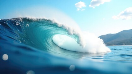 Leinwandbilder - Illustrative image for promotional purposes featuring a backdrop of ocean waves.