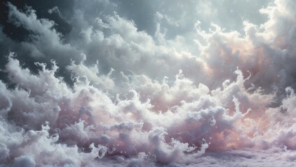Wall Mural - White abstract particle backdrop. Experiment with various hues and overlays to create stunning backgrounds for different themes. Unleash your imagination fully.