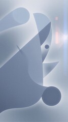 Wall Mural - abstract detailed futuristic shape