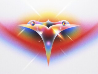Wall Mural - abstract detailed futuristic shape