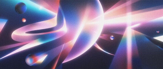 Wall Mural - abstract detailed futuristic shape