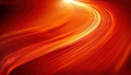 Poster - vibrant abstract orange light wave pattern with dynamic motion effect, perfect for modern background and digital design