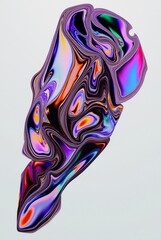 Wall Mural - abstract detailed futuristic shape