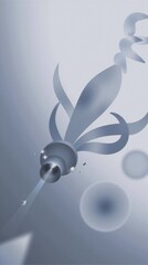 Wall Mural - abstract detailed futuristic shape