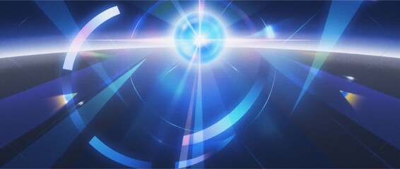 Wall Mural - abstract detailed futuristic shape