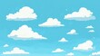 © Andrii - Light blue sky with small white clouds