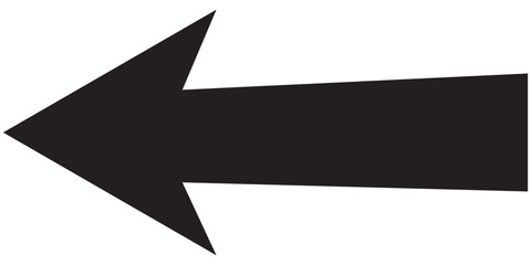 Canvas Print - arrow icon, black right arrow, black direction pointer, straight pointed arrow icon, black arrow tra