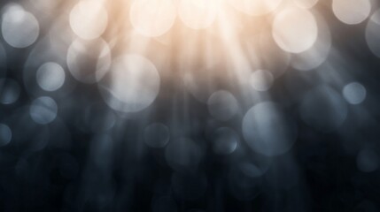 Wall Mural - Bokeh Light Rays Abstract Background