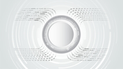 Wall Mural - abstract technology communication, vector illustration. futuristic design for presentation. hi-tech 