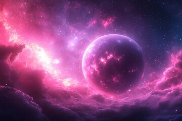 Wall Mural - a planet appears as a bright object in the daytime sky
