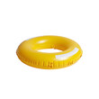 © NusratJahan - Swim ring of yellow and white with inflatable safety relaxation swimming toy PNG file download