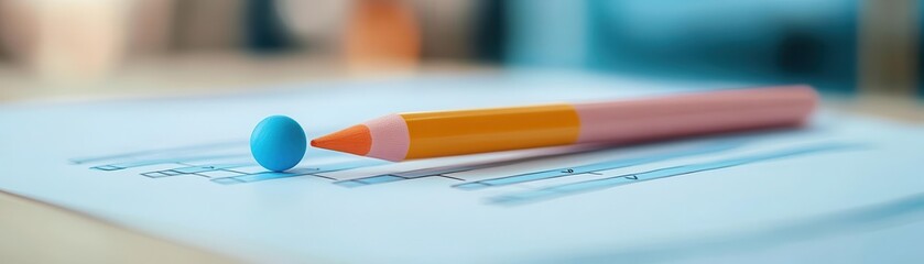 personality test result flat design front view psychology theme animation colored pastel