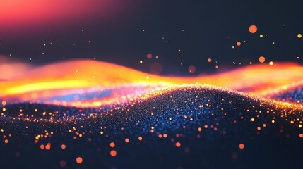 abstract background with sparkling golden bokeh lights on a neutral gradient smooth textures high detail minimalistic composition warm and elegant appearance