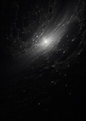 Wall Mural - galaxy monochrome astronomy nature.