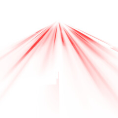 Wall Mural - red neon light streaks on a futuristic road. abstract speed lines in a digital cyber environment. mo