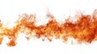 © DREAMERLYN STUDIO - Dynamic flames burning vividly against a pure white background, symbolizing energy and power