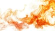 © DREAMERLYN STUDIO - Dynamic flames burning vividly against a pure white background, symbolizing energy and power