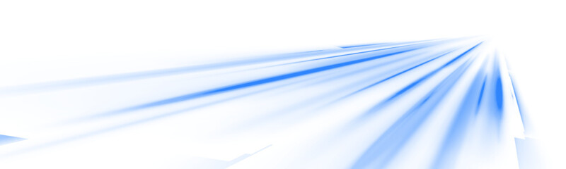 Wall Mural - Neon speed lines vector background. Futuristic motion blur effect in blue. Abstract glowing road lights. Cyberpunk technology design. Fast light streaks. Digital flow. Vector illustration. PNG.
