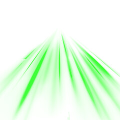 Wall Mural - neon road lights vector background. speed motion effect in glowing green tones. futuristic technolog