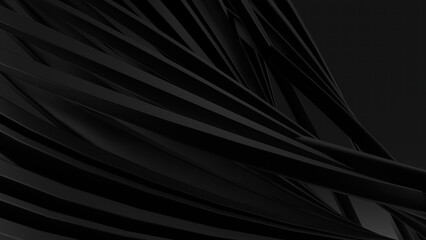Wall Mural - abstract background representing modern art curve artistry with black matte texture
