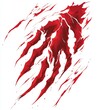 © Mind Sketcher - Bloody claw tearing through flesh