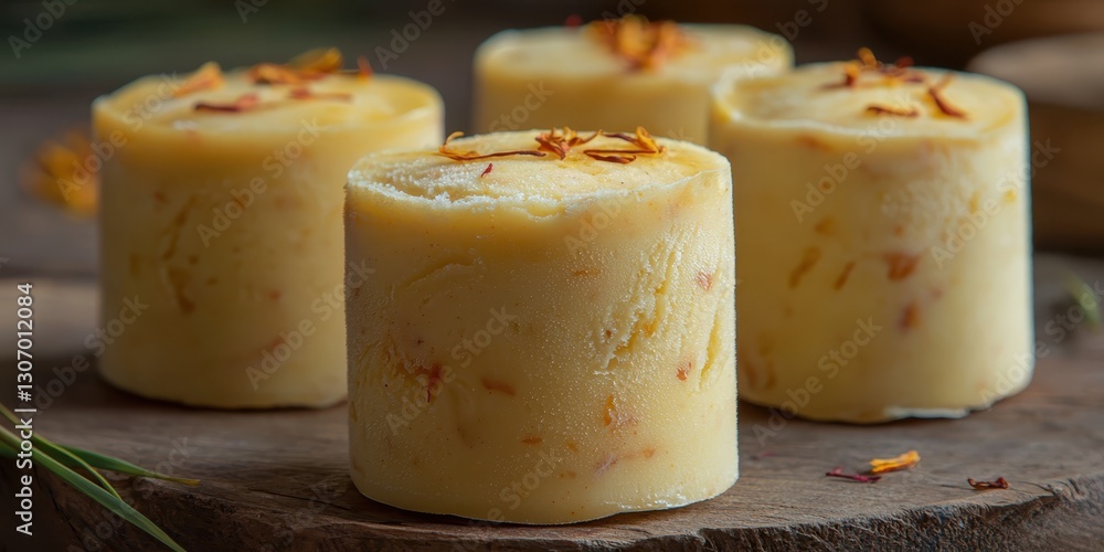 Kulfi, traditional Indian ice cream made with condensed milk and ...