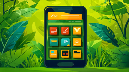 Jungle Mobile App Interface Design