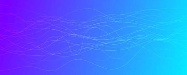 Wall Mural - abstract gradient background with wave beams