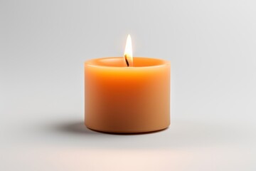 Wall Mural - candle fire illuminated simplicity.