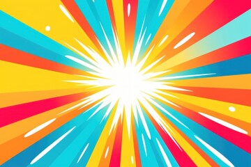 Wall Mural - sunburst effect backgrounds abstract sunlight.