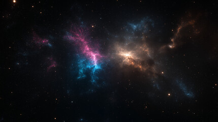 Wall Mural - nebula's celestial symphony: a mesmerizing display of cosmic colors and swirling clouds forms a vibr
