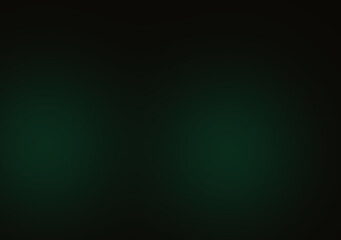 Wall Mural - Black and dark green smooth gradient abstract background image,Dark tone.Science or technology display concept. Metal or metallic color. spotlight in room or studio.Graphic illustration.