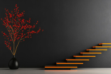 Aufkleber - A modern minimalist design conveying illustrious merit through clean lines, balanced composition,