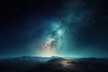 Wall Mural - universe nebula night sky.