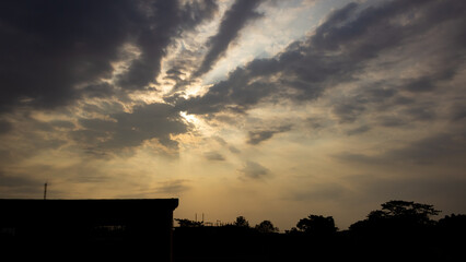 Wall Mural - beautiful sky and clouds