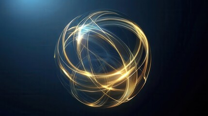 Aufkleber - Modern abstract background featuring a globe with glowing lines representing international connections and futuristic design elements Generative AI