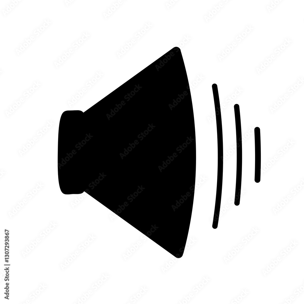 sound sign, logodesogn, sound icon, vector black megaphone, logo png ...