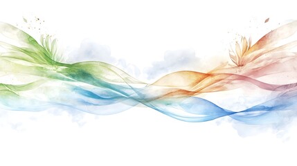 Leinwandbilder - Captivating Fluid Art Digital Painting with Intertwining Pastel Blues and Pinks Accentuated by Shimmering Gold Streaks Ideal for Modern and Sophisticated Design Projects