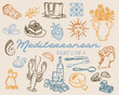 © Wiktoria Matynia - Beautiful hand drawn, whimsical style Mediterranean vector illustration Set