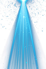 Wall Mural - png blue light effect background particles glowing.