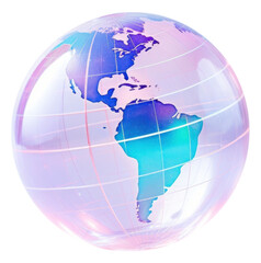 Wall Mural - png world sphere planet globe.