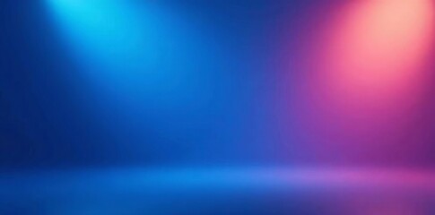 Wall Mural - vibrant color gradient background with blue and pink lighting effects for creative designs.