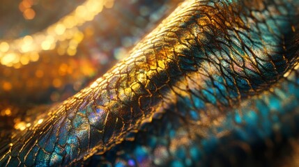 Abstract Gold And Bronze Textured Surface With Dramatic Lighting
