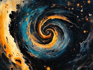 Wall Mural - Spiral in Space