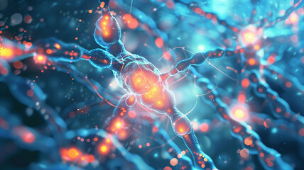 Poster - This Colorful representation of stem cells highlights their role in regenerative medicine and research.