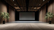 © Sommit - Modern Conference Room with Wooden Panels and Minimalist Design