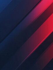 Leinwandbilder - Dynamic gradient background illustrating political movement with diagonal lines of progress in sleek design Generative AI